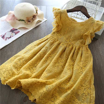 Summer Lace  Clothing for Girls / Dresses For Girls, Causal Wear Unicorn Dress for Girls