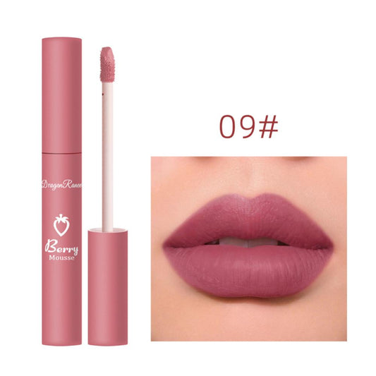 Nude Matte Lip Gloss 12 Colors Long-lasting Velvet Lipstick Waterproof Non-fade Non-stick Cup Lipsticks Women Makeup Cosmetic