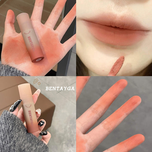 Rose Red Brown Stain Lip Gloss Waterproof Long-lasting Easy To Wear Velvet Lip Mud Autumn/Winter Ambience Korean Makeup Lip Tint