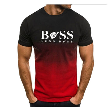 Boss Hugo short sleeve T-shirt short for  men / Boss Hugo  top brand new 3D T-shirt  short sleeve