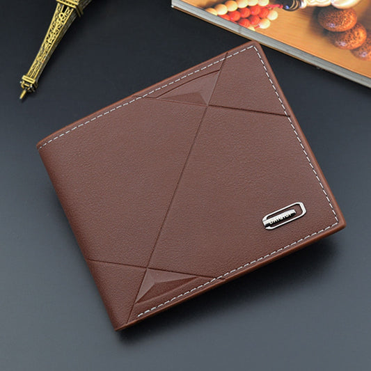 Men Wallet Multi-Card Short Long Men's Clutch Slim Card Holder Zipper Coin Pocket Wallet New Fashion Small Male Purses