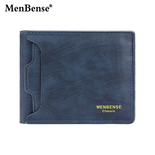 Fashion Leather Wallet Men Luxury Slim Coin Purse Business Foldable Wallet Man Card Holder Pocket Clutch Male Handbags Tote Bag