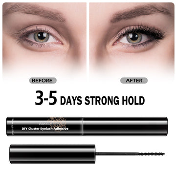 VIAVOGUE Black Cluster Eyelash Adhesive DIY Segmented Lash Lifting Glue