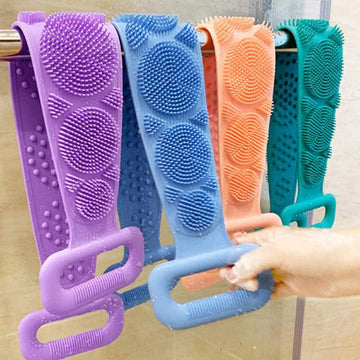 Body Sponge Silicone Brushes Bath Towels Scrubber / Rubbing Back Peeling Massage Shower Belt