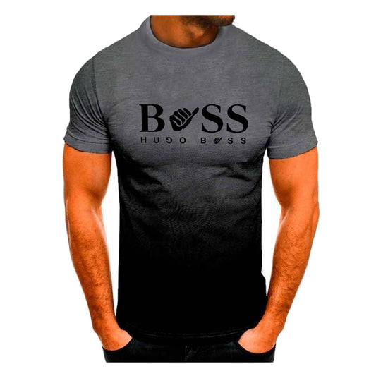 Boss Hugo short sleeve T-shirt short for  men / Boss Hugo  top brand new 3D T-shirt  short sleeve