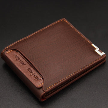 New Men Leather Bifold Wallet