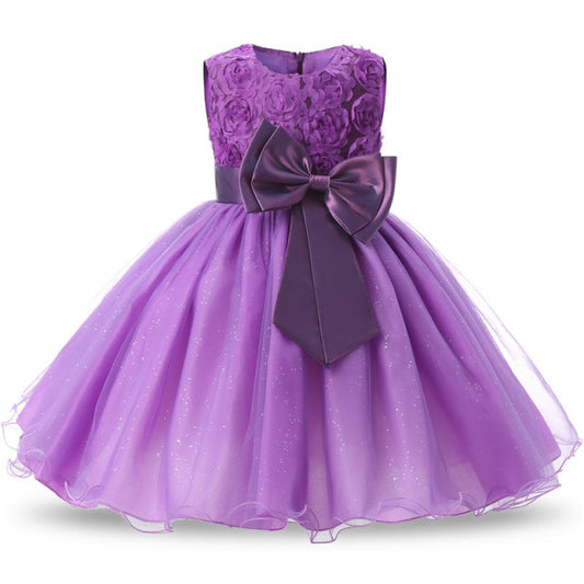 Princess Flower Dress for Girls /Wedding, Birthday Party Dresses For Girls