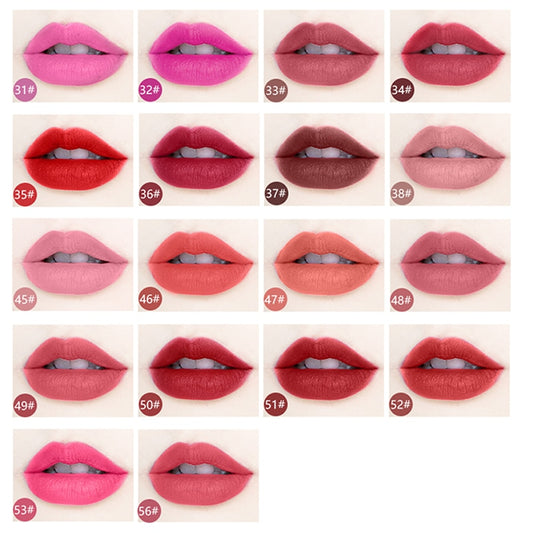 Hot Sales MISS ROSE Matte Lipstick Waterproof Velvet Lip Stick Sexy Red Brown Pigments Makeup Matte Lipsticks Lips TSLM2